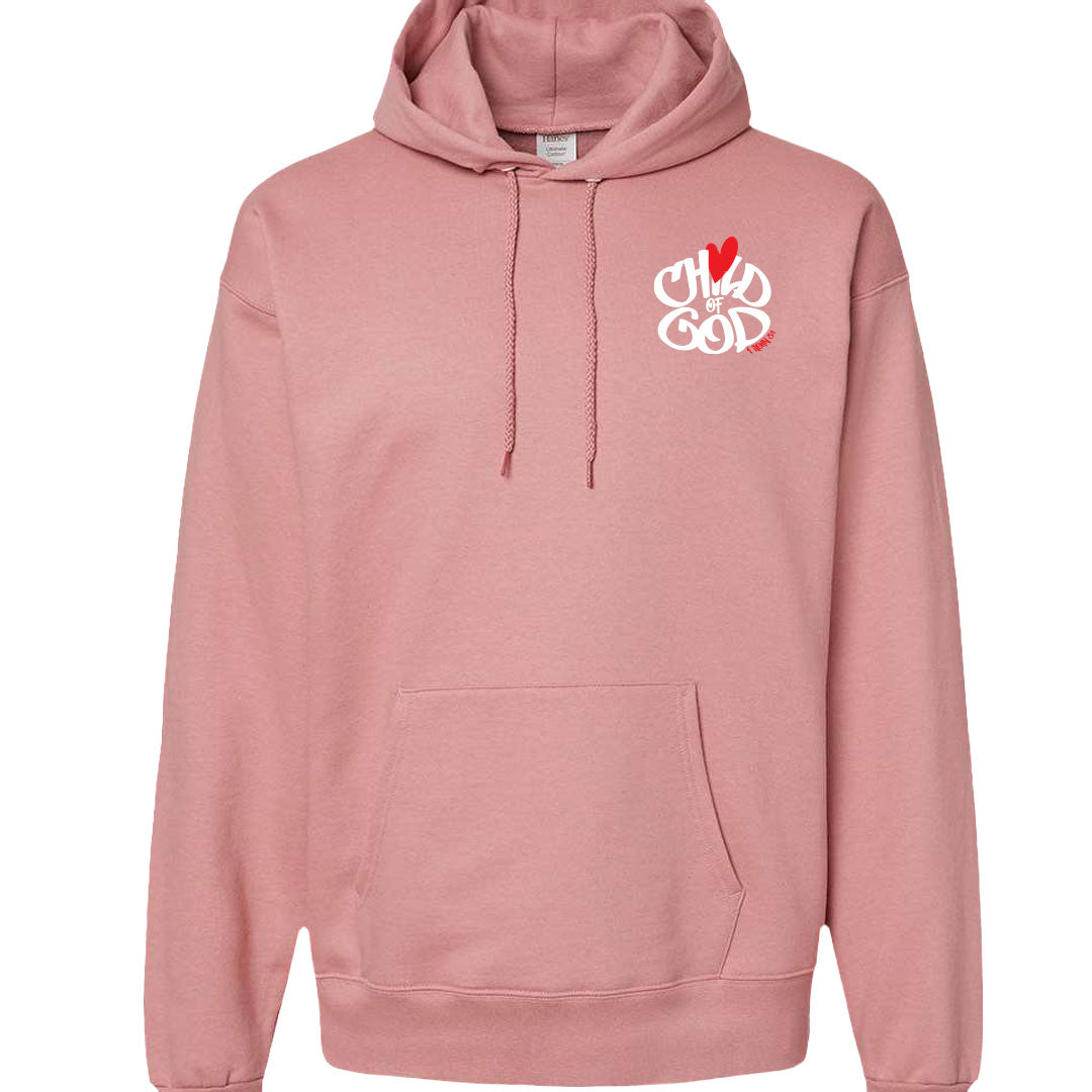 Child of God Hoodie – Mauve Edition | Christian Streetwear | 1 John 3:1