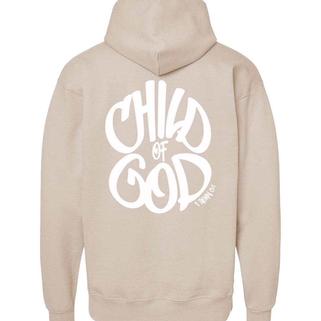 Child of God Hoodie – Minimalist Christian Streetwear | 1 John 3:1