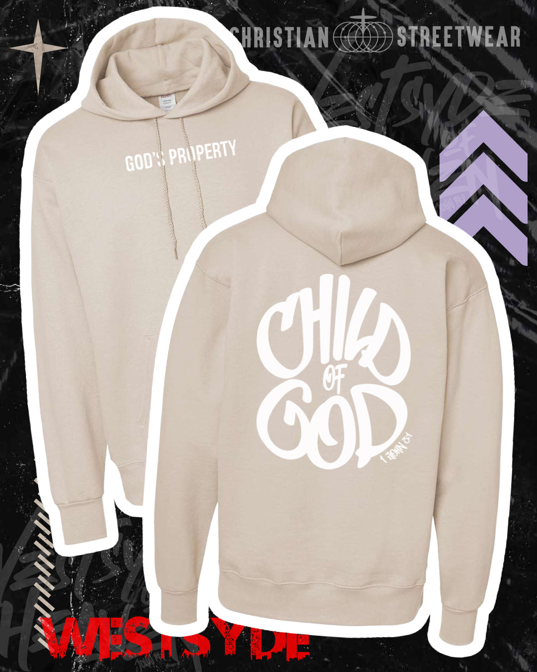 Child of God Hoodie – Minimalist Christian Streetwear | 1 John 3:1