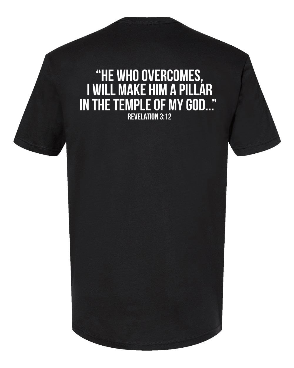 Kingdom Overcomers Grunge Streetwear T-Shirt – Revelation 3:12