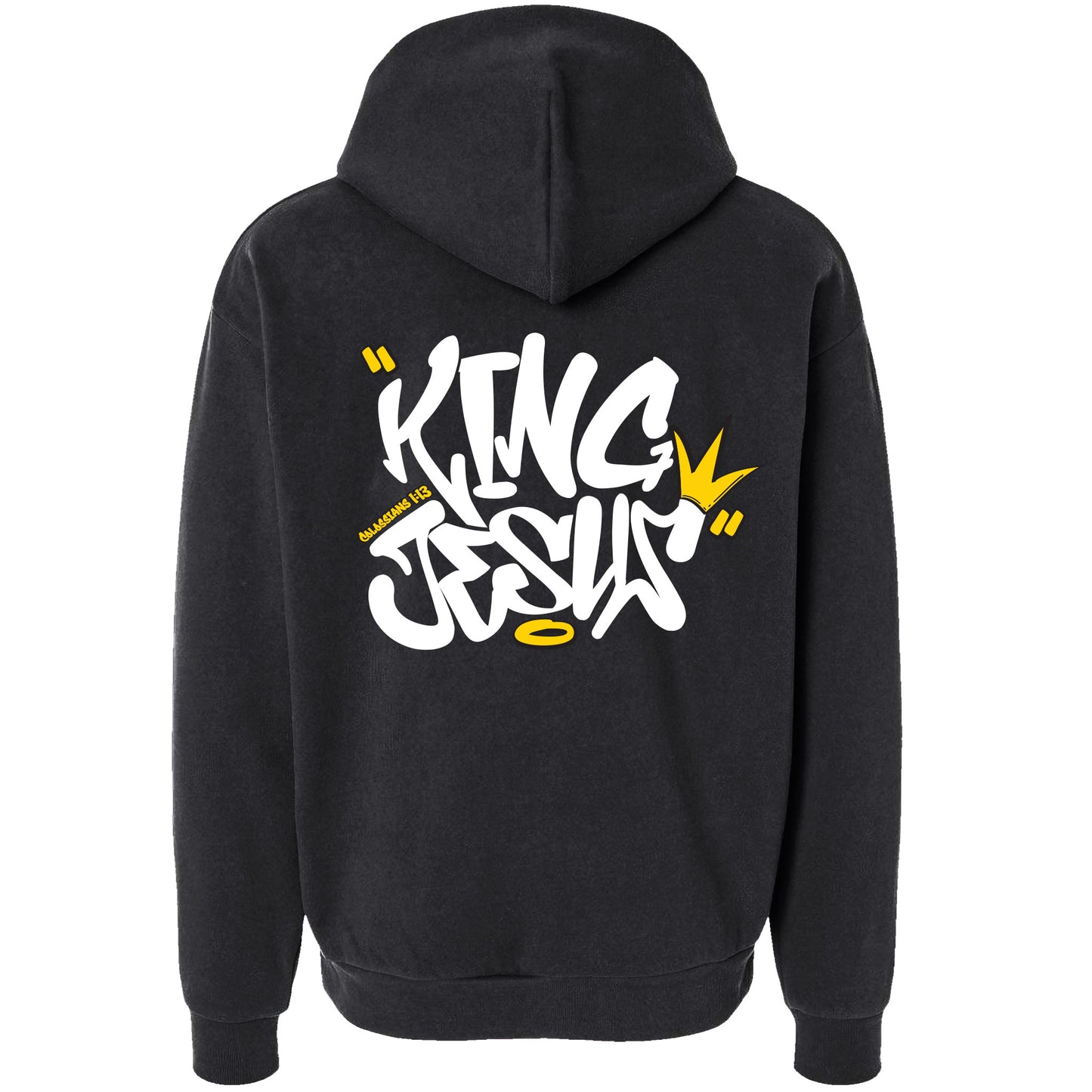 King Jesus Hoodie – Bold Faith Meets 9oz  Fleece Lined Christian Streetwear