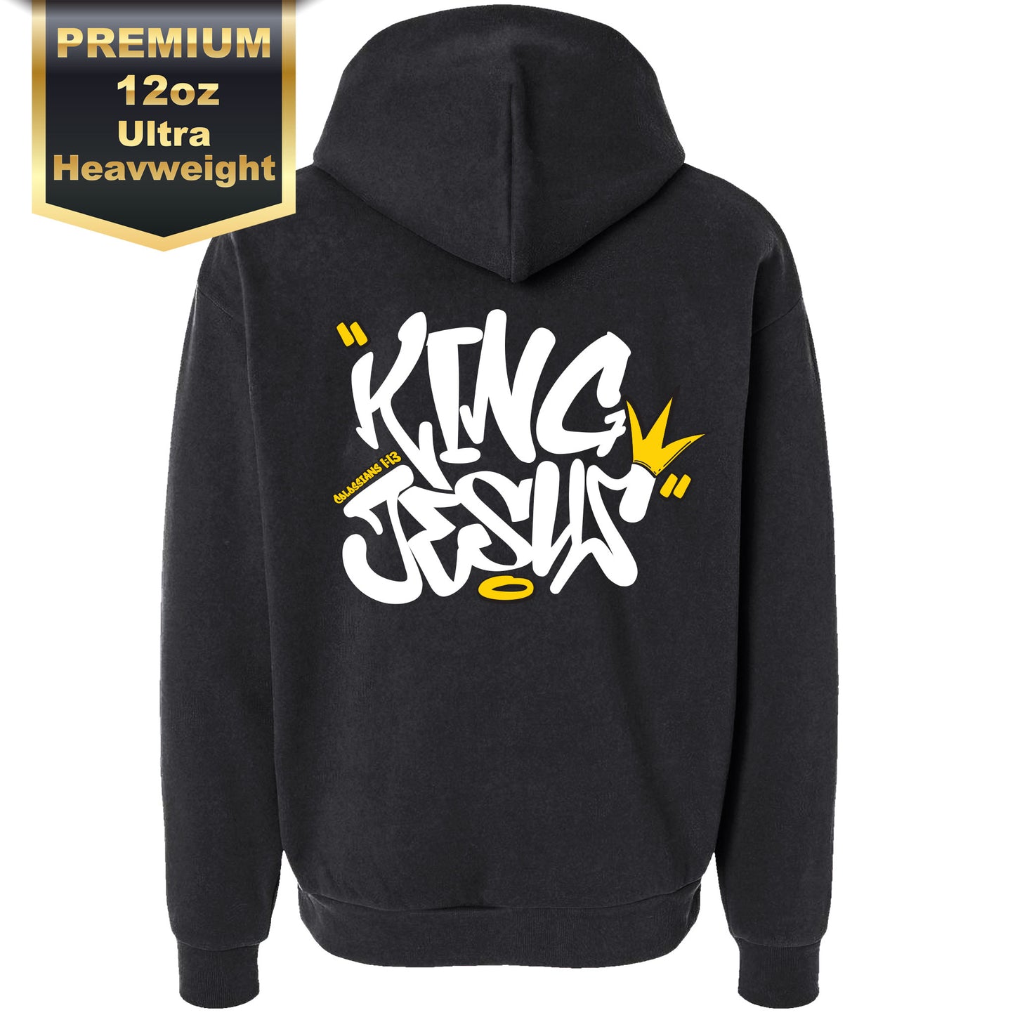 King Jesus Hoodie – Bold Faith Meets 12oz Heavyweight Christian Streetwear