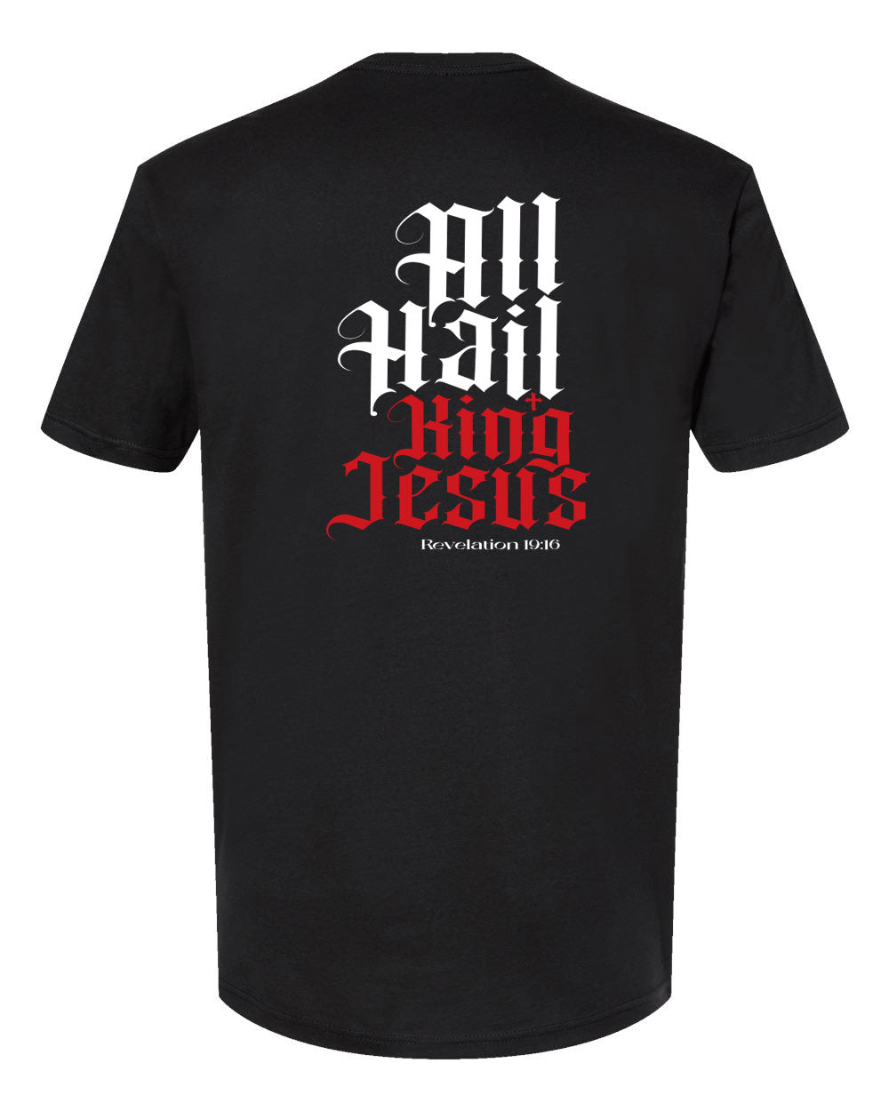 JESUS REIGNS Minimalist Christian T-Shirt – All Hail King Jesus