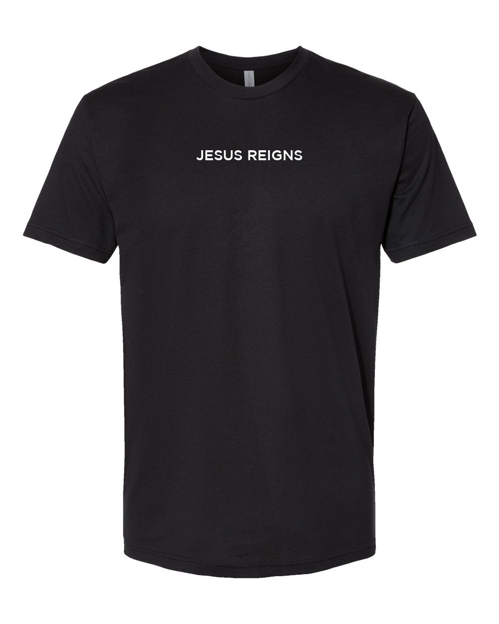 JESUS REIGNS Minimalist Christian T-Shirt – All Hail King Jesus